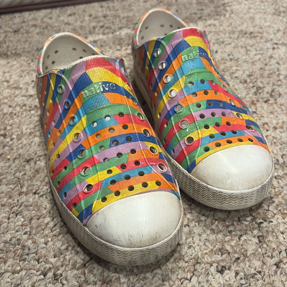 Native Shoes Kids Water Shoes - Multicolor Stripes